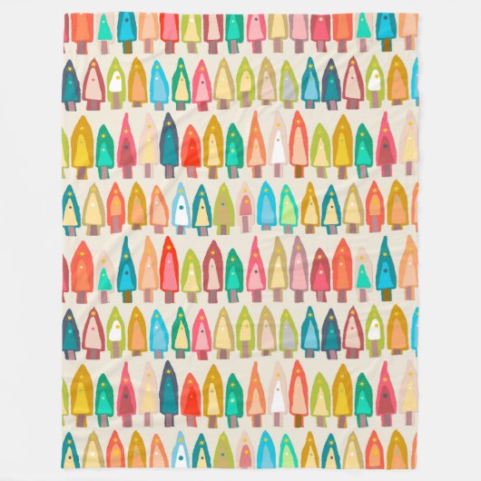 Slankerende boomikat fleece deken (Voorkant)