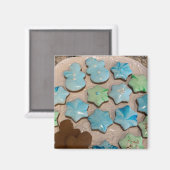 Slanpende Royal Iching kerstkoekjes Magnet Magneet (Voorkant / Achterkant)