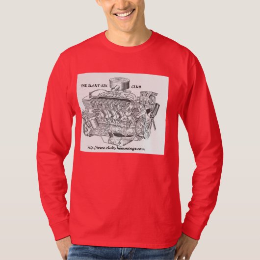 SLANT-SIX CLUB LONG SLEEVE T SHIRT (Voorkant)