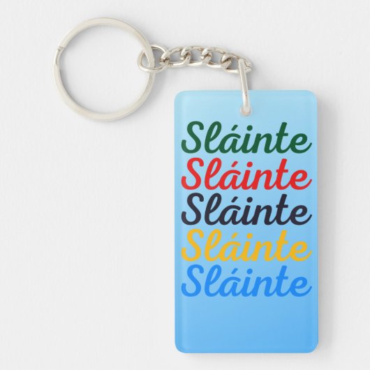 Slànte Keyring Sleutelhanger (Voorkant)