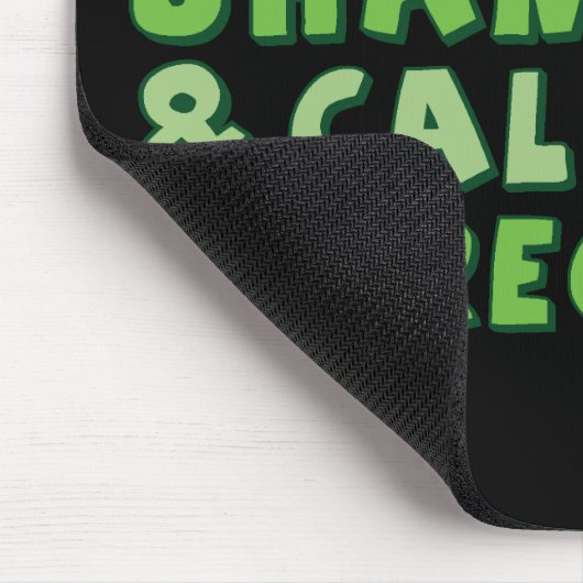 Slap mijn shamrock en noem me een Leprechaun. Muismat (Hoek)