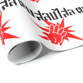 Slap U Gekke Dop Salop Salai in Thai Script = Cadeaupapier (Rol Hoek)