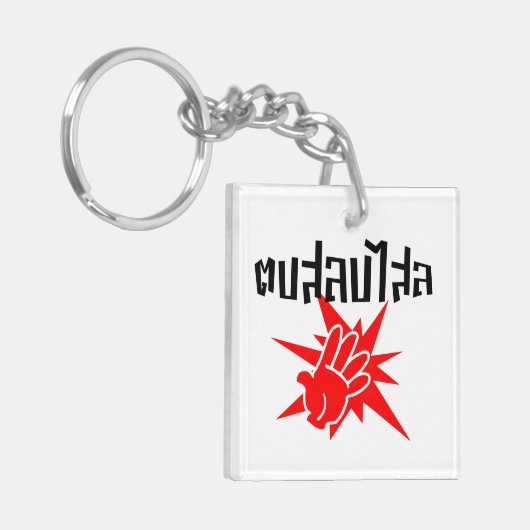 Slap U Gekke Dop Salop Salai in Thai Script = Sleutelhanger (Voorkant Links)