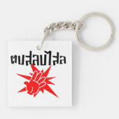 Slap U Gekke Dop Salop Salai in Thai Script = Sleutelhanger (Achterkant)