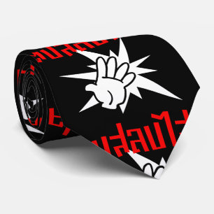 Slap U Gekke Dop Salop Salai in Thai Script = Stropdas