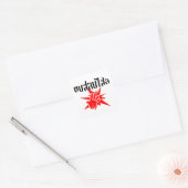 Slap U Gekke Dop Salop Salai in Thai Script = Vierkante Sticker (Envelop)