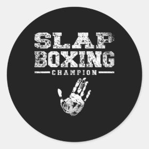 Slapboxing Slap-Boxing Sparring Fighting Sport Ronde Sticker