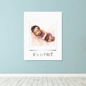 Slapen baby canvas (Insitu (Houten vloer))