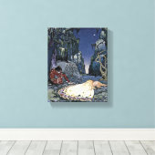 Slapen Beauty Princess  Magic Romance Canvas Afdruk (Insitu (Houten vloer))