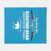 Slapen Beer HT (H2) Fleece Deken (Voorkant (Horizontaal))