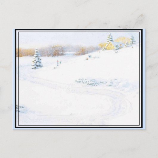 Slapen - briefkaart (Voorkant)