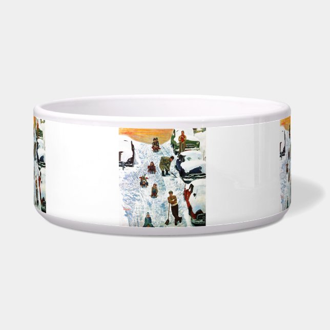 Slapen en uitgraven voerbakje (Voorkant)