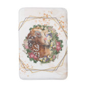 Slapen Fawn, Bruin Dier Graphic Art Badmat (Voorkant Verticaal)