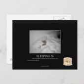 Slapen in briefkaart (Voorkant / Achterkant)