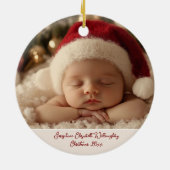 Slapen in hemelse vrede keramisch ornament (Achterkant)