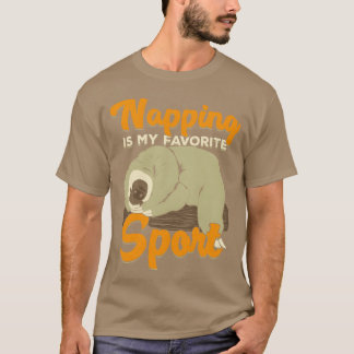 Slapen Is Mijn Favoriete Sport cadeau T-shirt