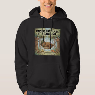Slapen Is Niet Lui, Het Is Tactisch – Grappige Sla Hoodie