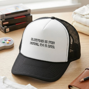 Slapen Is Voor Noobs Ik Ben Een Vader, Gamer Citaa Trucker Pet