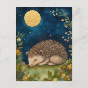 Slapen Kleine Hedghog Briefkaart