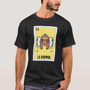 Slapen Loterij Ontwerp Mexicaanse Loterij La Nappe T-shirt