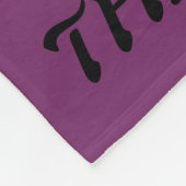 SLAPEN MET KLEURSTOFBLANKET FLEECE DEKEN (Hoek)