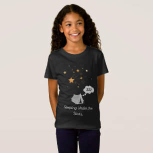 Slapen onder de sterren meisjes trui T-shirt