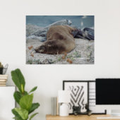 Slapen op de rotsen poster (Thuiskantoor)