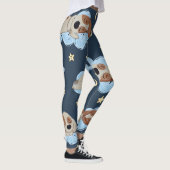 Slapen Puppies: Good Night Pattern Leggings (Rechts)
