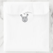 SLAPEN RONDE STICKER (Tas)