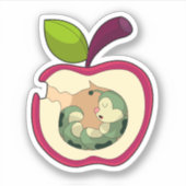 Slapen van de motorpijler sticker (Voorkant)