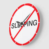 Slapen verboden! grote klok (Hoek)