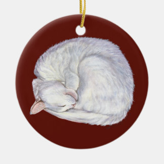 Slapen Witte schilderkunst Keramisch Ornament