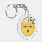 Slapend Face Emoji Sleutelhanger (Voorkant Links)