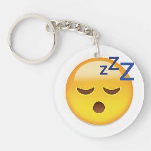 Slapend Face Emoji Sleutelhanger
