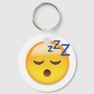 Slapend Face Emoji Sleutelhanger
