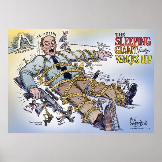 Slapend Giant Poster (Voorkant)