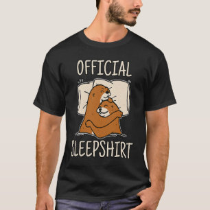 Slapend Otter is perfect voor otter slapen T-shirt