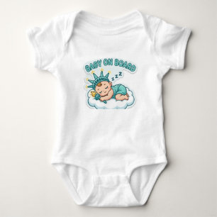 Slapende Baby Vrijheidsbeeld Romper