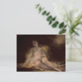 Slapende bacchante briefkaart (Staand voorkant)