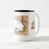 Slapende bull Terrier Coffee Mok (Voorkant rechts)