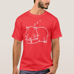 Slapende cavia Varkens I Cute Guinee Varkens I Kin T-shirt