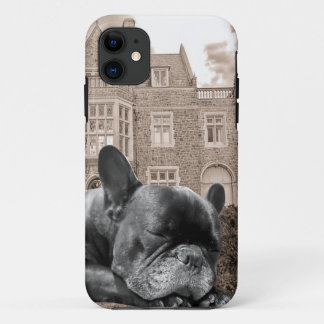 Slapende Franse Bulldoggen iPhone 11 Hoesje