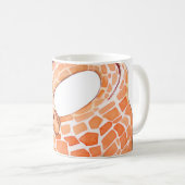 Slapende Giraffe: zachte Waterverf Koffiemok (Voorkant rechts)