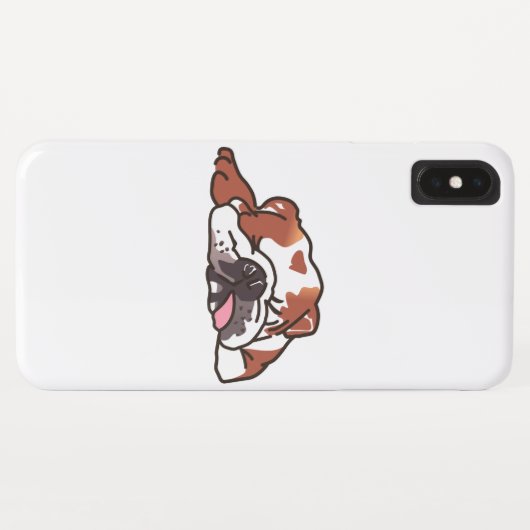 Slapende hond Case-Mate iPhone case (Achterkant (horizontaal))