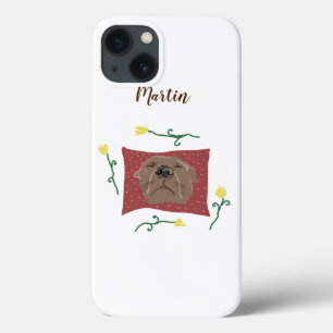 Slapende hond iPhone 13 hoesje
