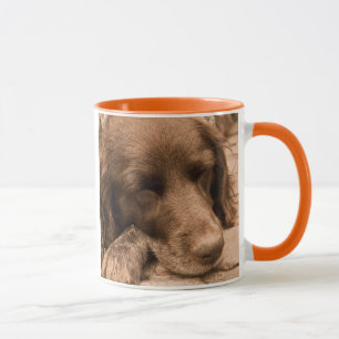 Slapende hond mok