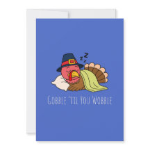Slapende kalkoen Thanksgiving