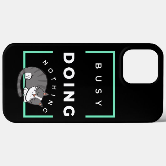 SLAPENDE KAT BEZIG MET NIETS DOEN Case-Mate iPhone CASE (Achterkant (horizontaal))