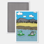 slapende kikkers magneet (Voorkant / Achterkant)