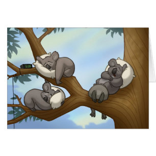 Slapende Koala-kaart